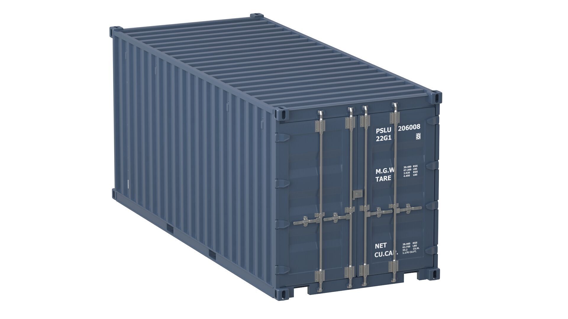 Shipping Container Collection 3D model_5