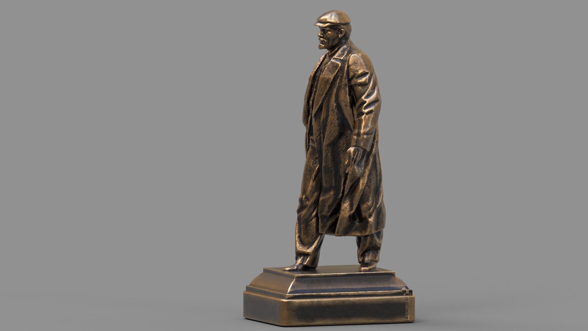 Vladimir Lenin statue 3D model_2