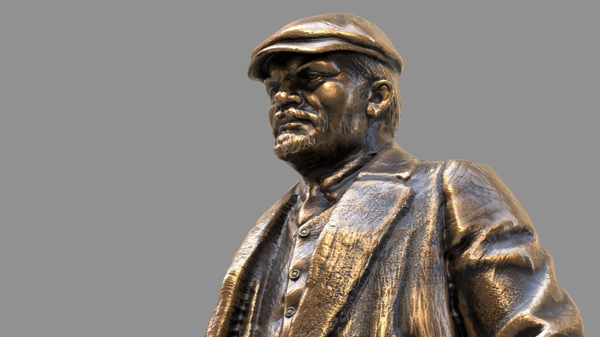 Vladimir Lenin statue 3D model_6