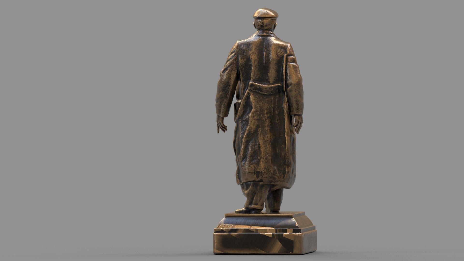 Vladimir Lenin statue 3D model_5