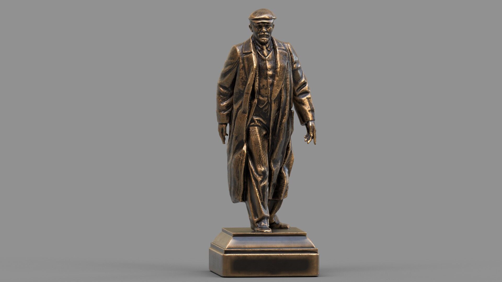 Vladimir Lenin statue 3D model_10