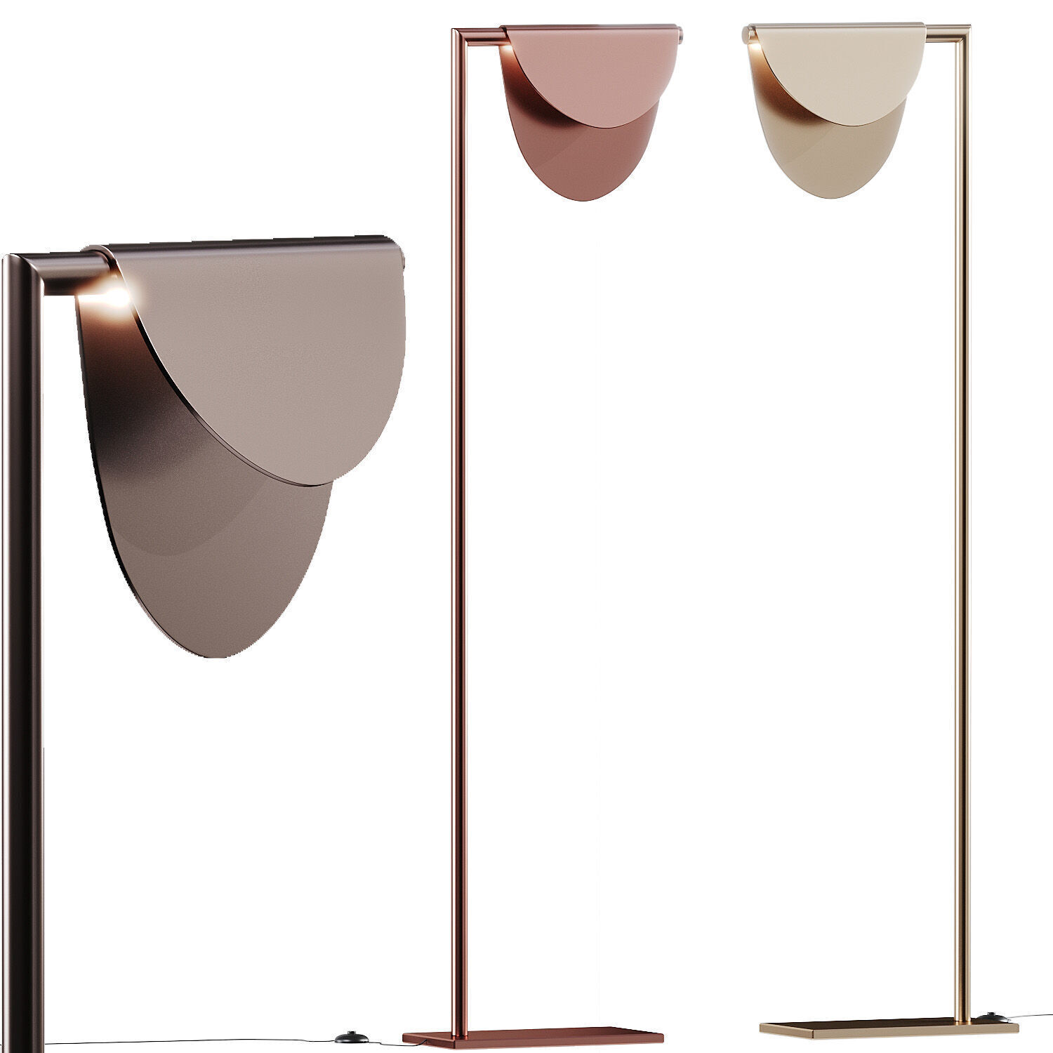 Nexo  Oxen Luce Dali Floor Lamp 3D model_1