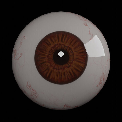 Realistic Human Eye 3D model