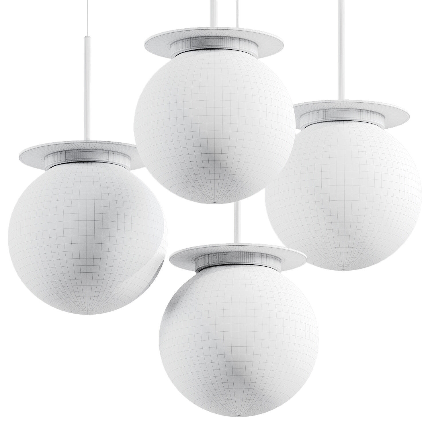 Giopagani 1 Light Pendant Lamp 3D model_3