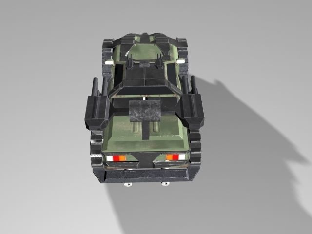 Road Rampage Car 3 Low-poly 3D model_3