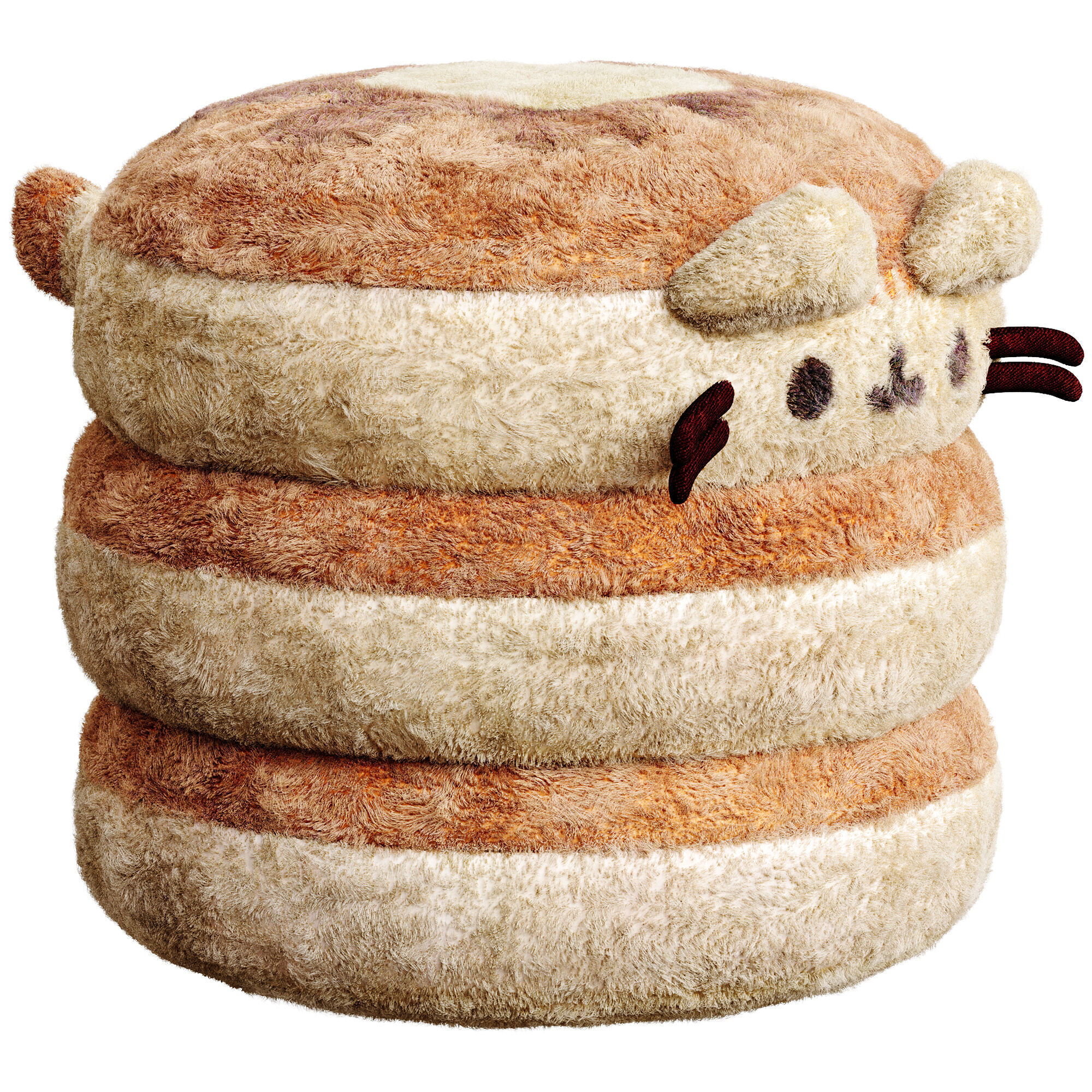 Soft toy Cat Pusheen Pancake Pusheen Cat 3D model_2
