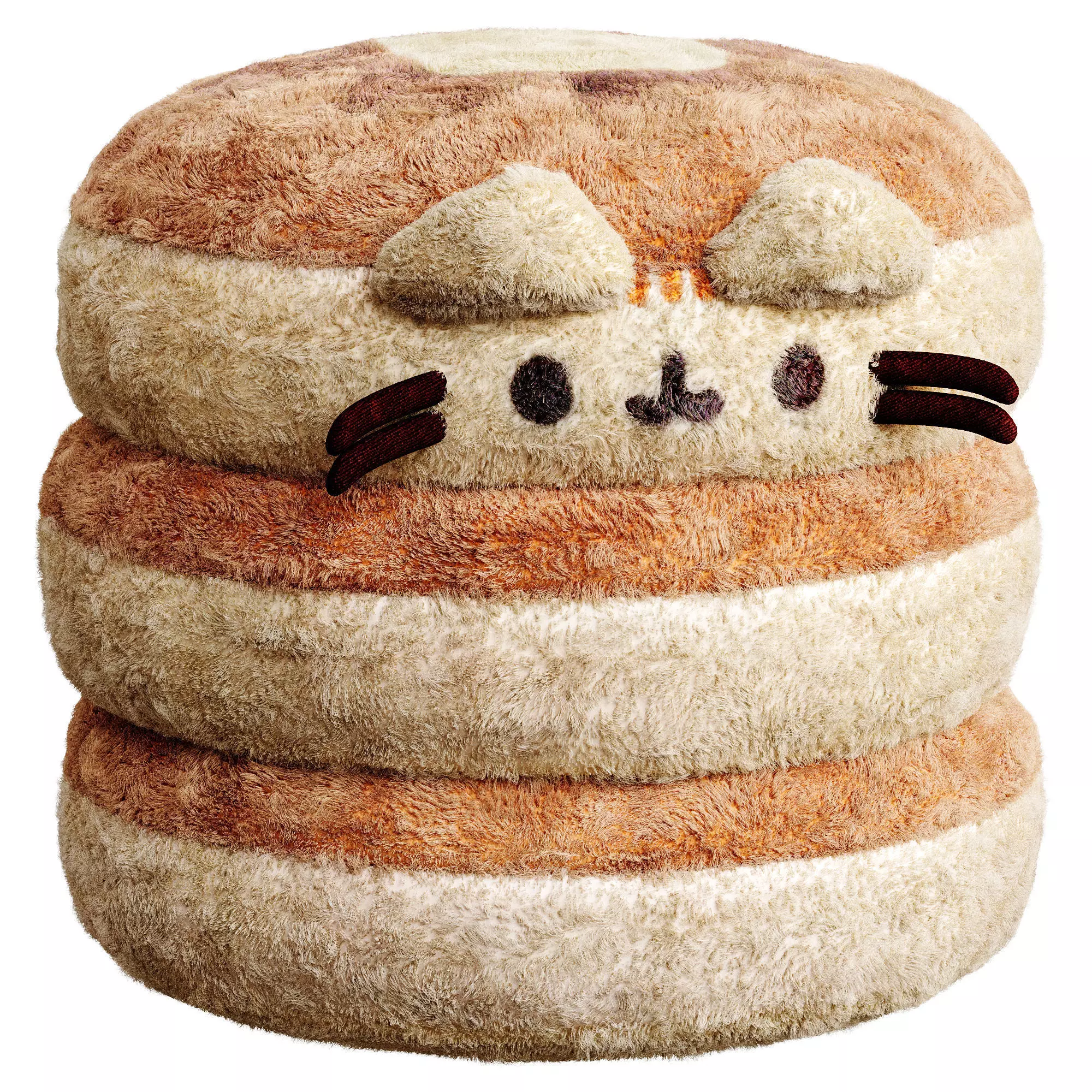 Soft toy Cat Pusheen Pancake Pusheen Cat 3D model_0