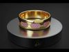 Band 3 rows of gems 3D print model_1