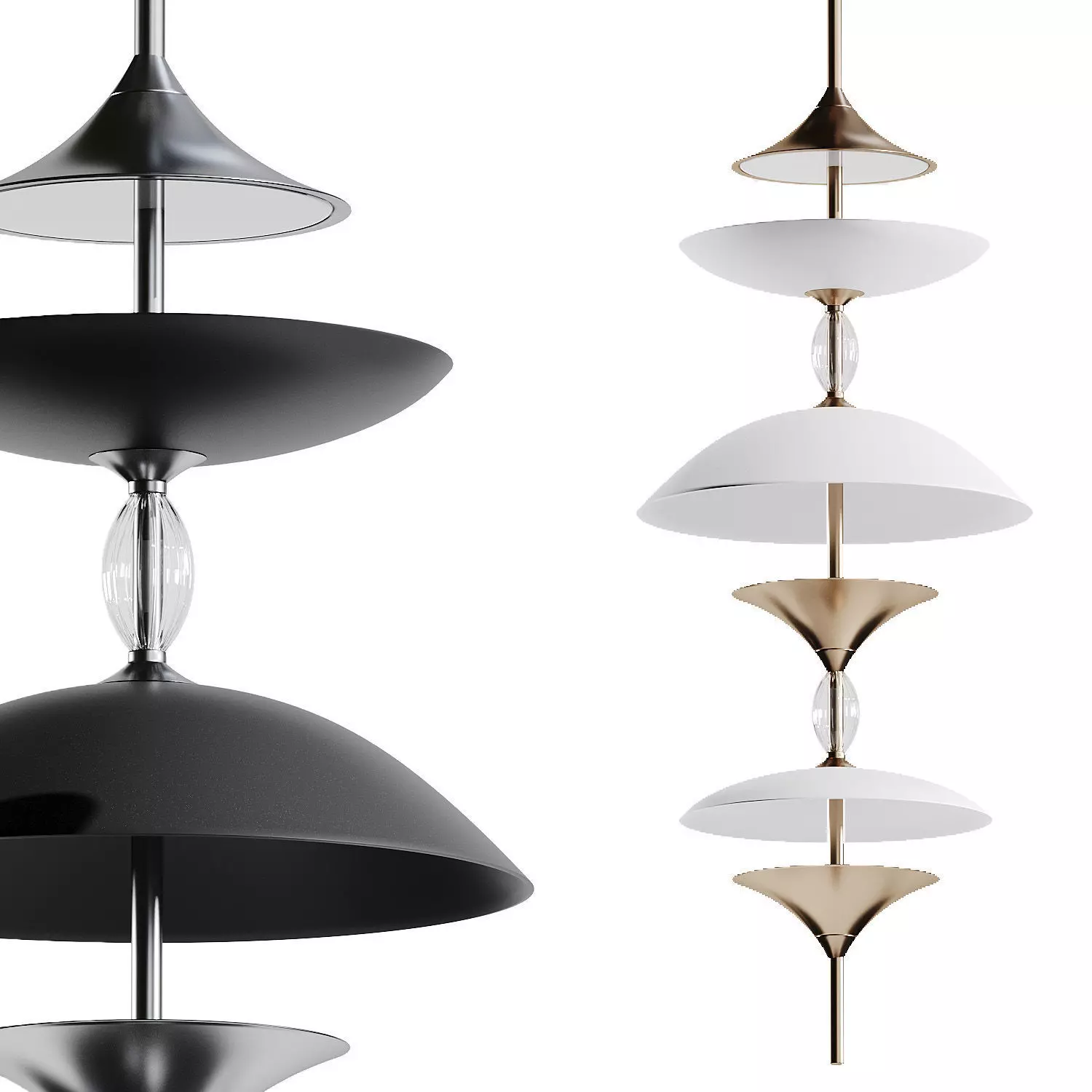 Kelly Wearstler Melange Desk Lamp 3D model_0