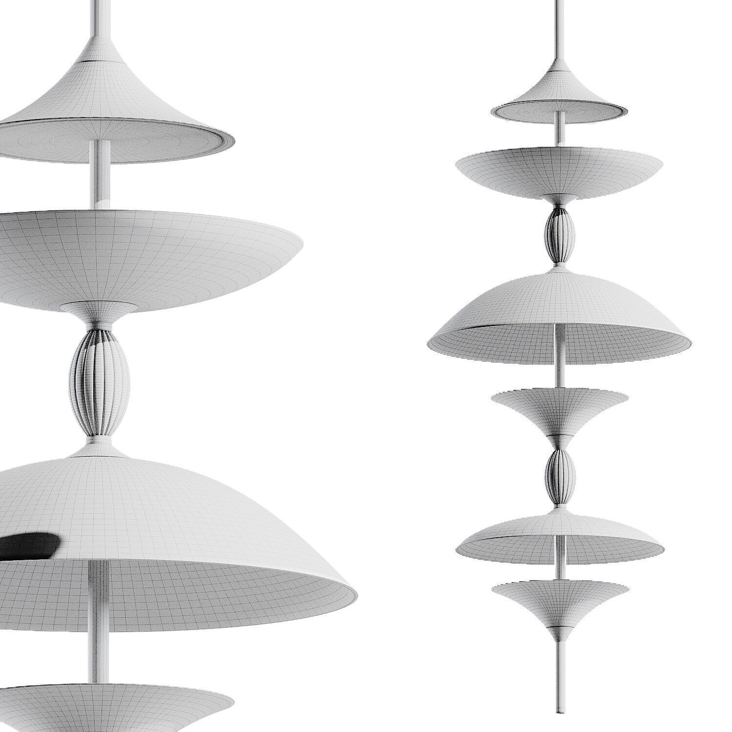 Kelly Wearstler Melange Desk Lamp 3D model_3