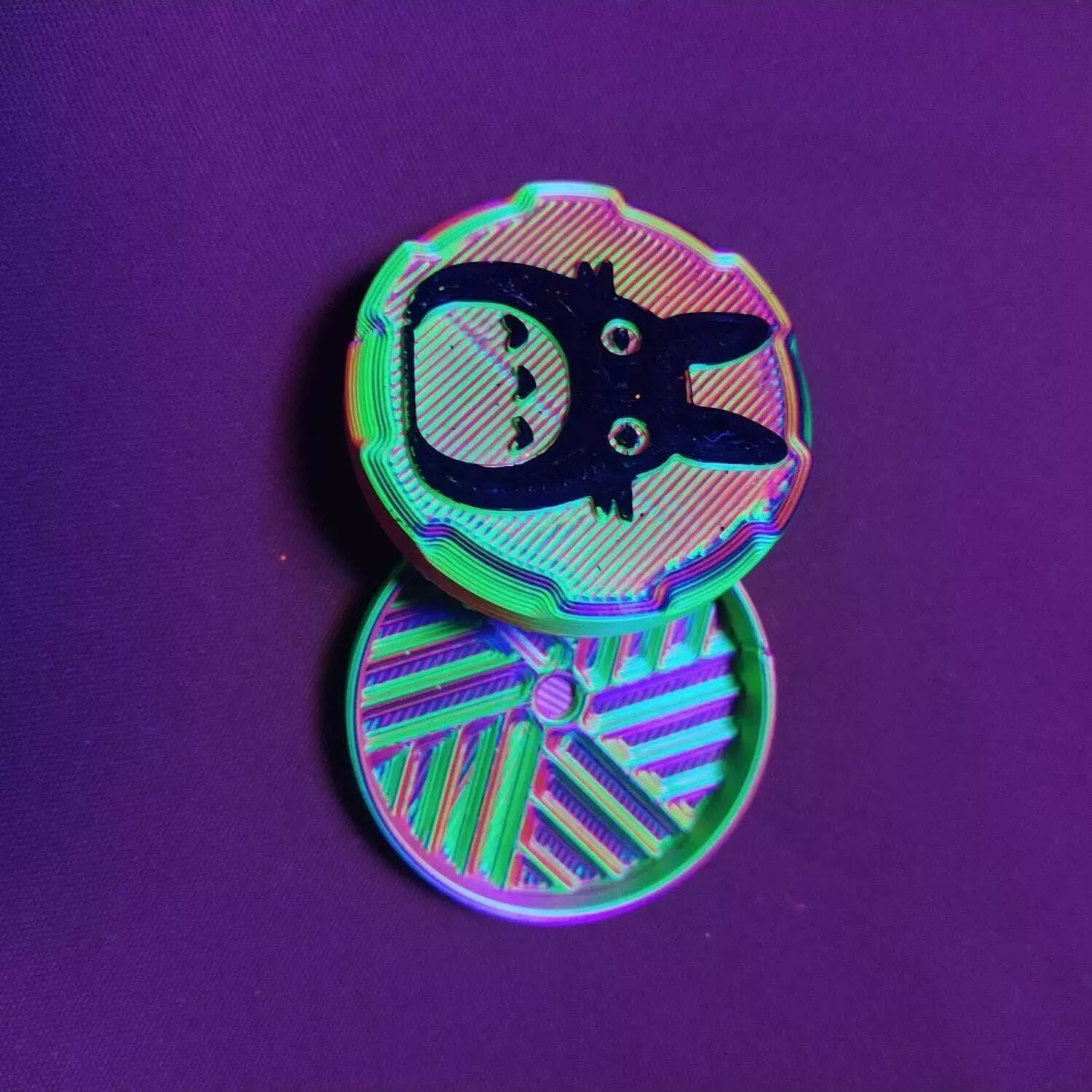 2 PIECE TOTORO GRINDER 3D print model