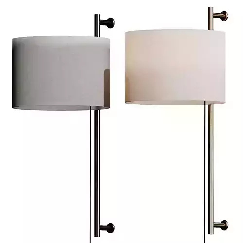 Milan Iluminacion Twain Wall Lamp 3D model