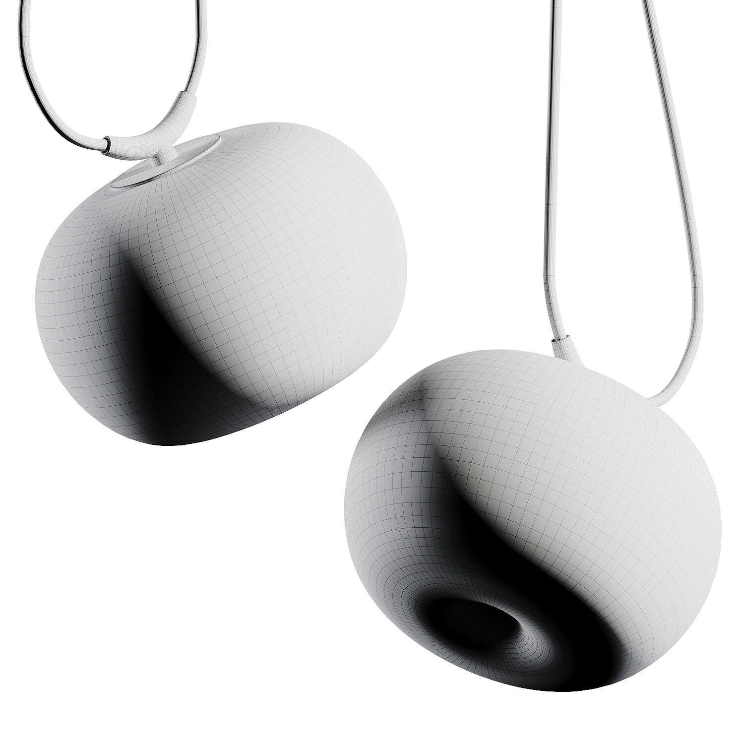 Hand  Eye Studio Melina Single Pendant Lamp 3D model_3
