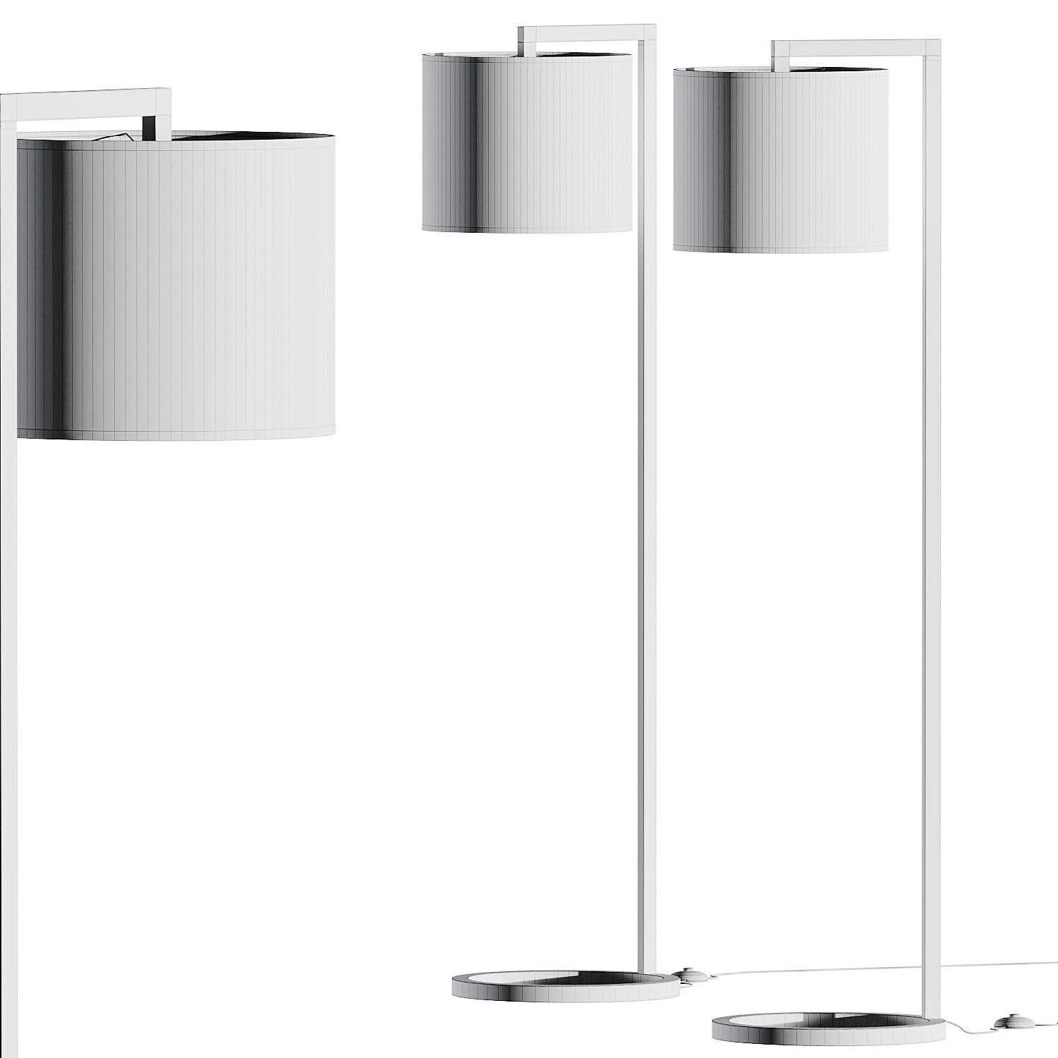 Scappini and C Heron NL53 Floor Lamp 3D model_3