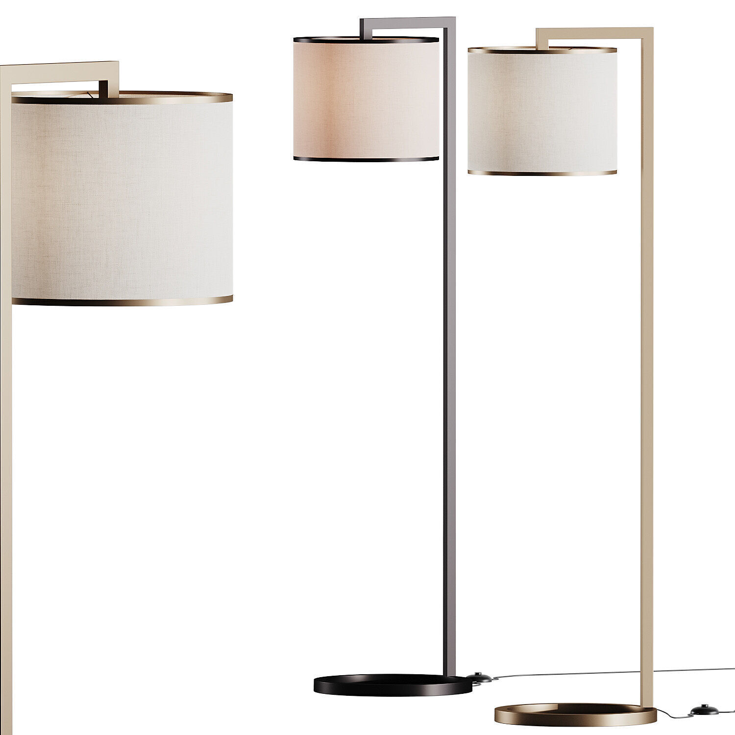 Scappini and C Heron NL53 Floor Lamp 3D model_2