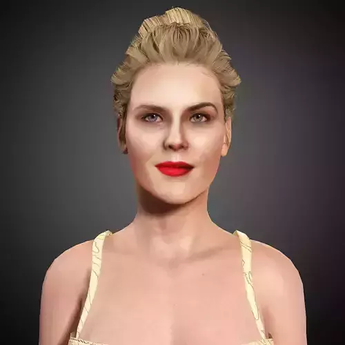 Rachael Taylor Character Low-poly 3D model