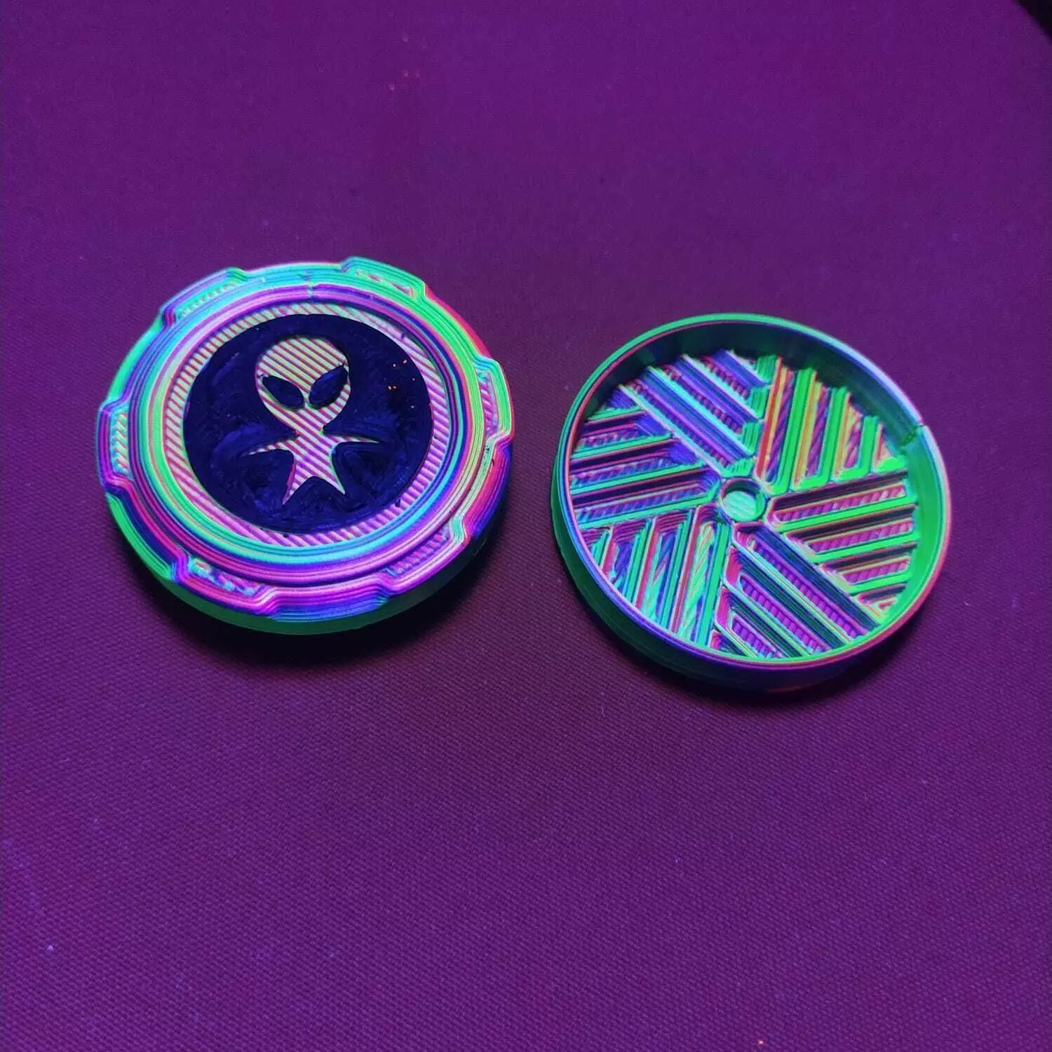 2 PIECE ALIEN GRINDER 3D print model