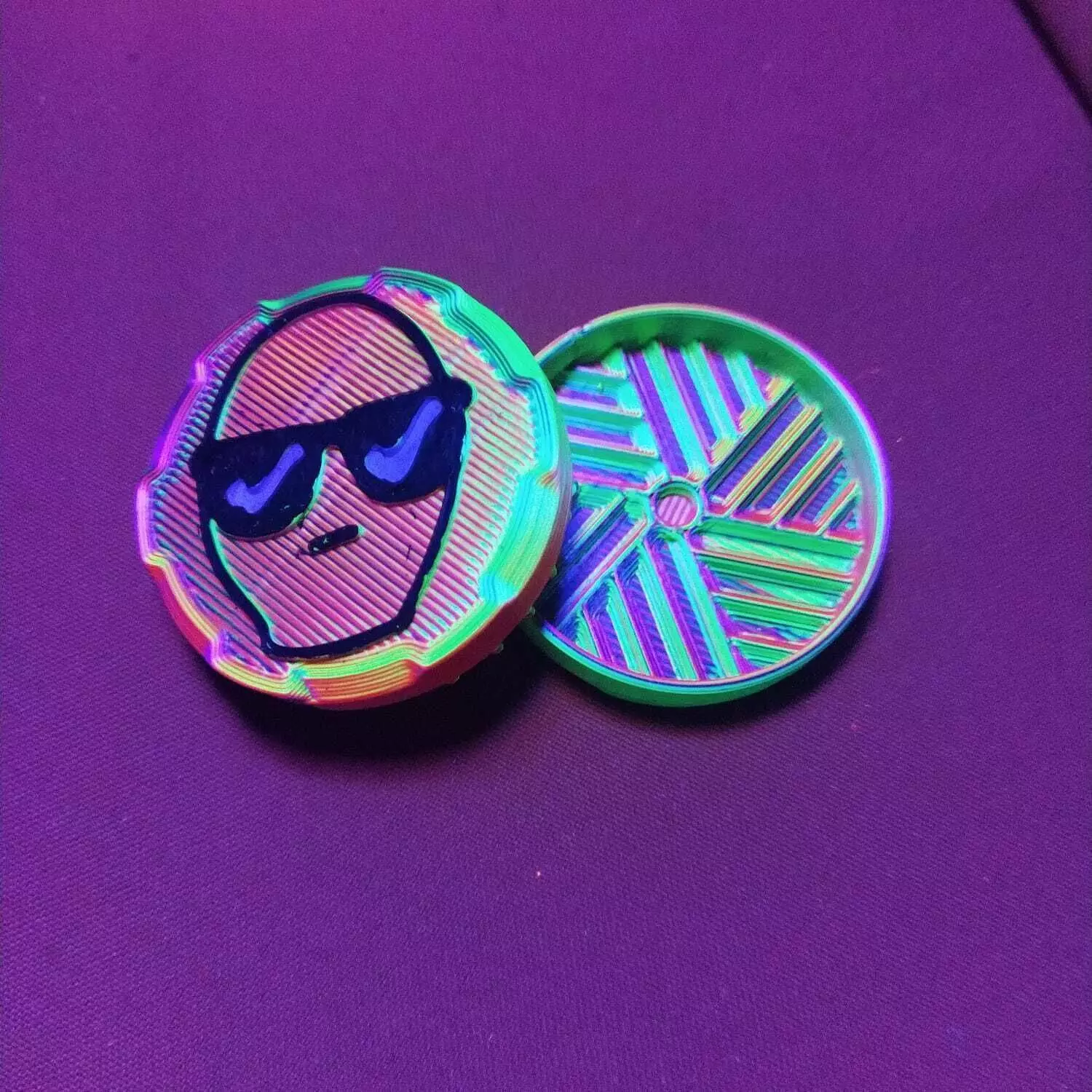 2 PIECE ALIEN GRINDER 3D print model