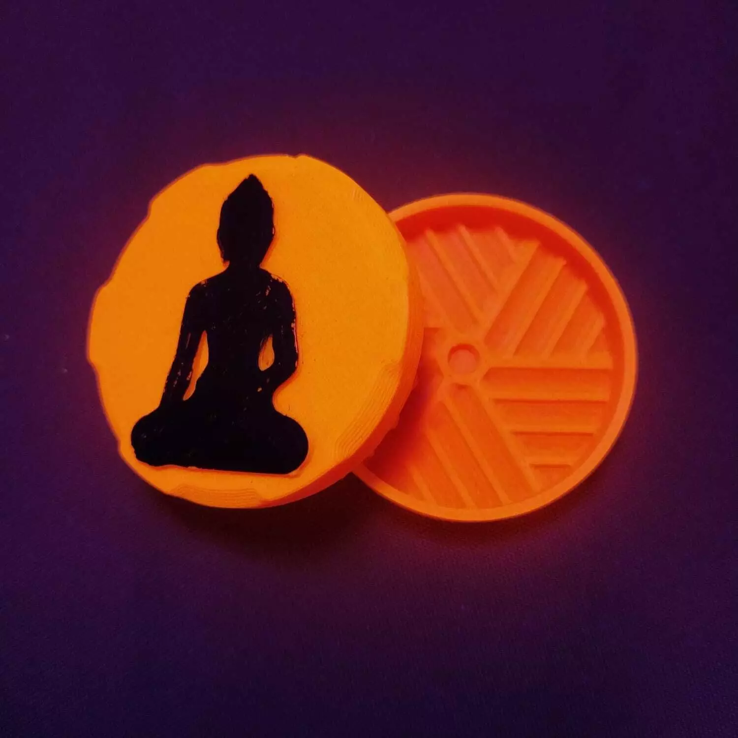 2 PIECE BUDDHA GRINDER 3D print model