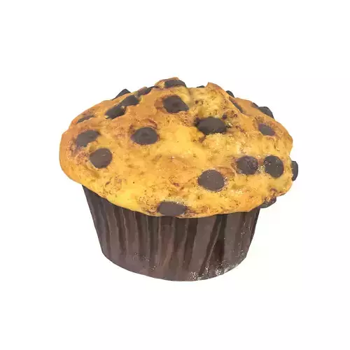 Muffin Low-poly 3D model