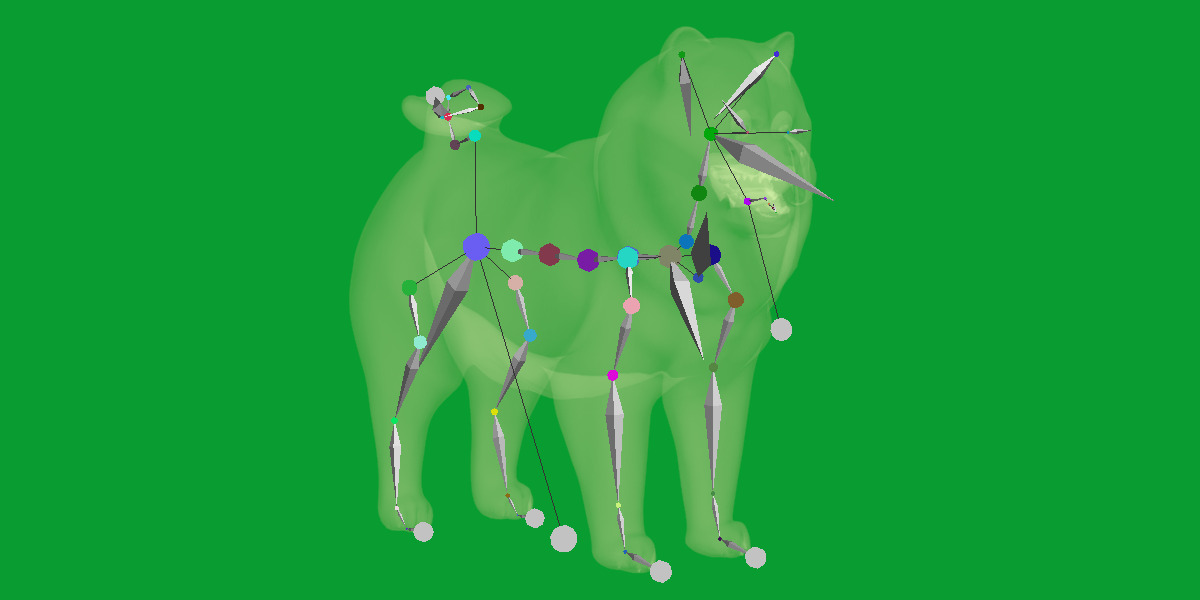 Chow Chow Dog Low-poly 3D model_41