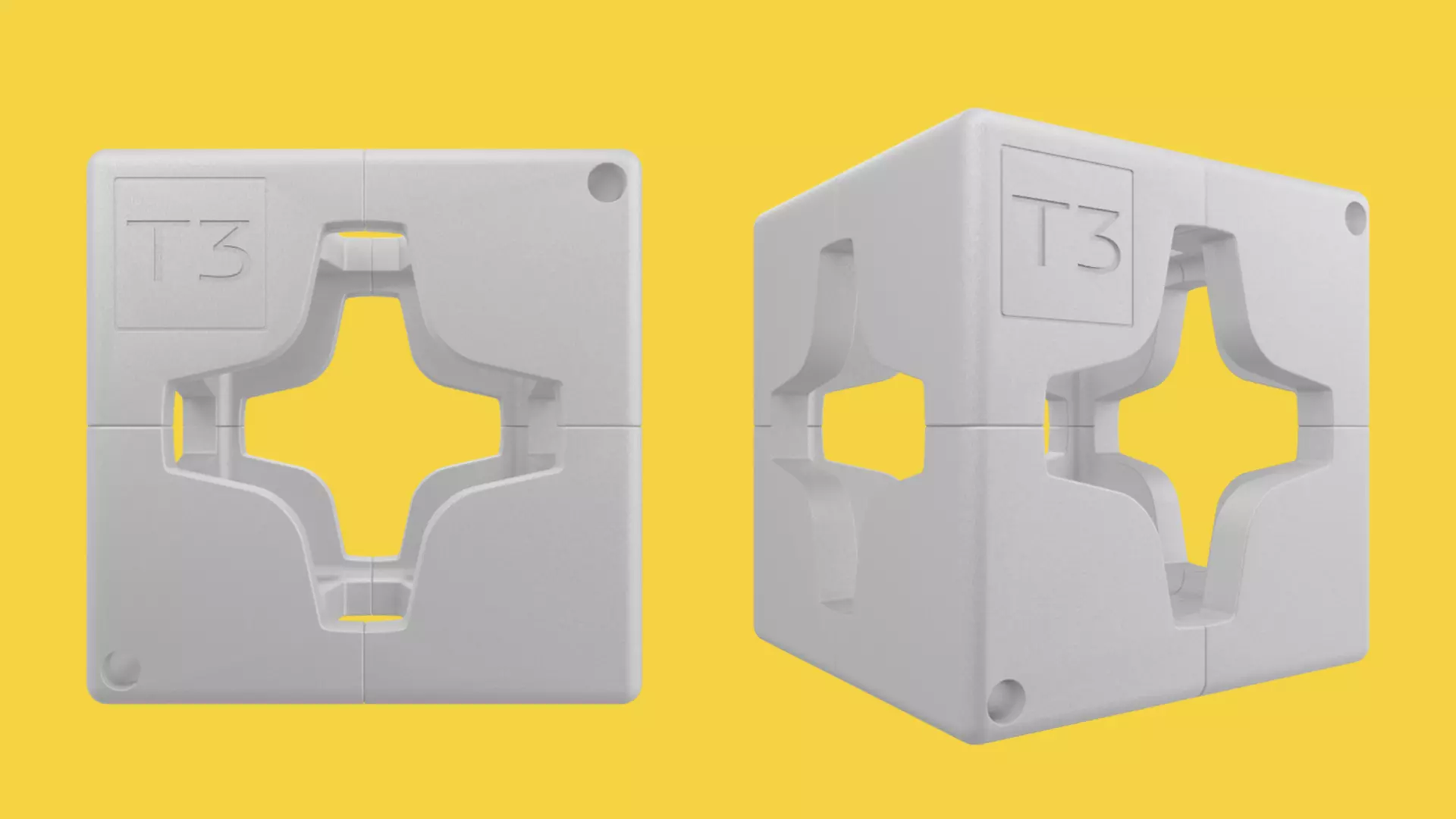 Tecna T3 Block for light aluminum frames 3D model