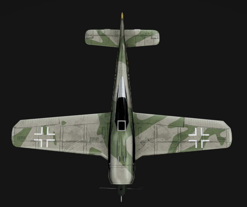Focke-Wulf FW-190 Low-poly 3D model_7