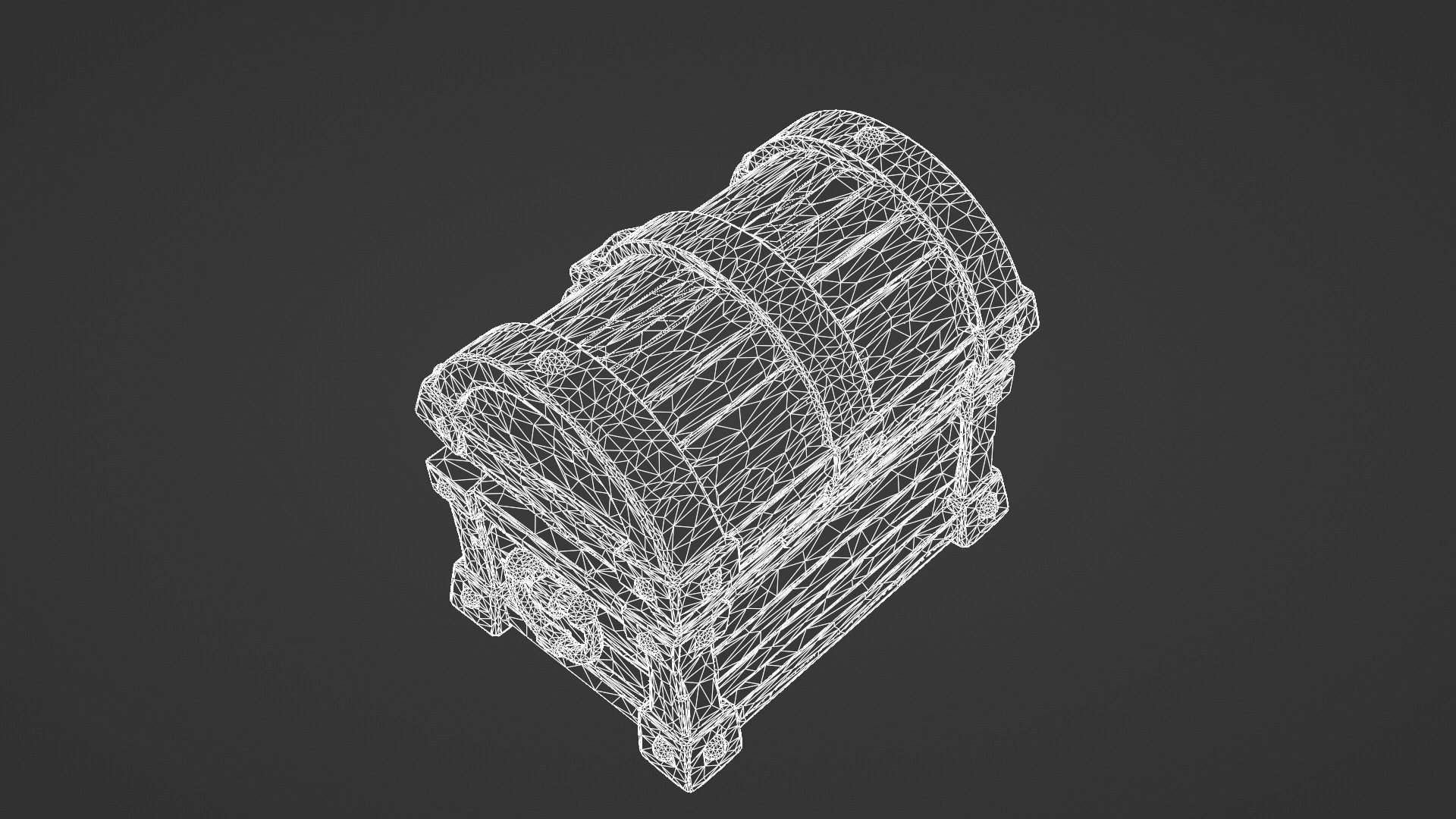 Stylized Treasure Chest 3D Model 3D model_8