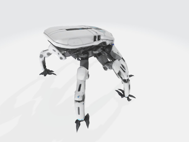 quadrupedal robot 3D model_1