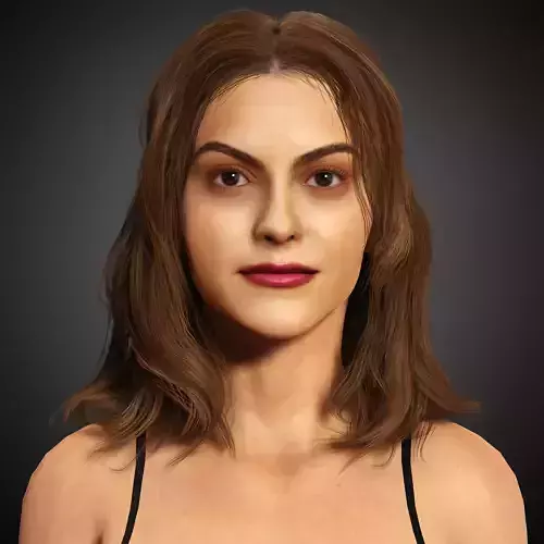 Camila Mendes Character  Low-poly 3D model