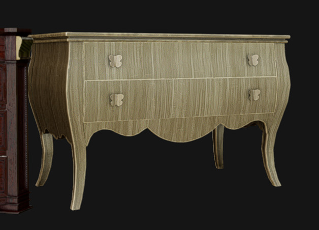 Furniture Pack 06 Low-poly 3D model_12