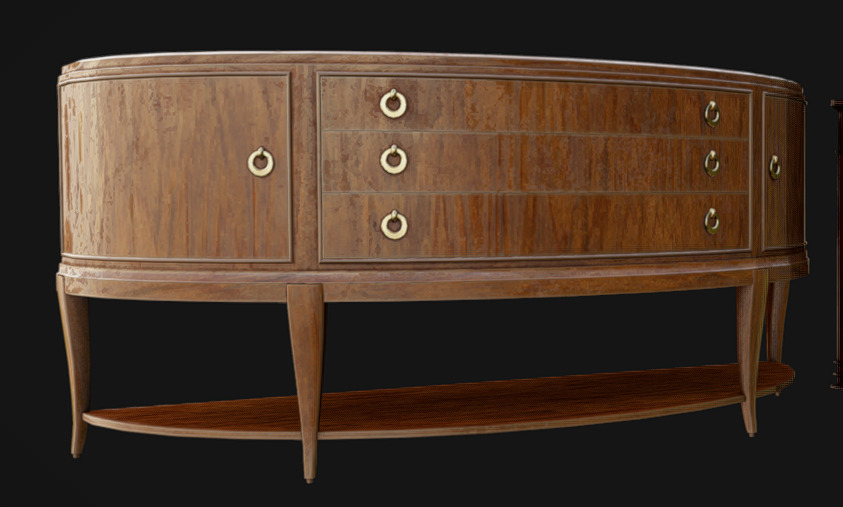 Furniture Pack 06 Low-poly 3D model_14