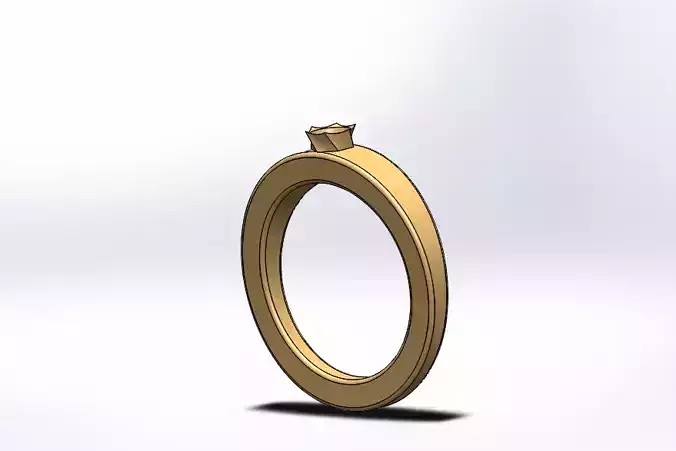 Gold ring for women