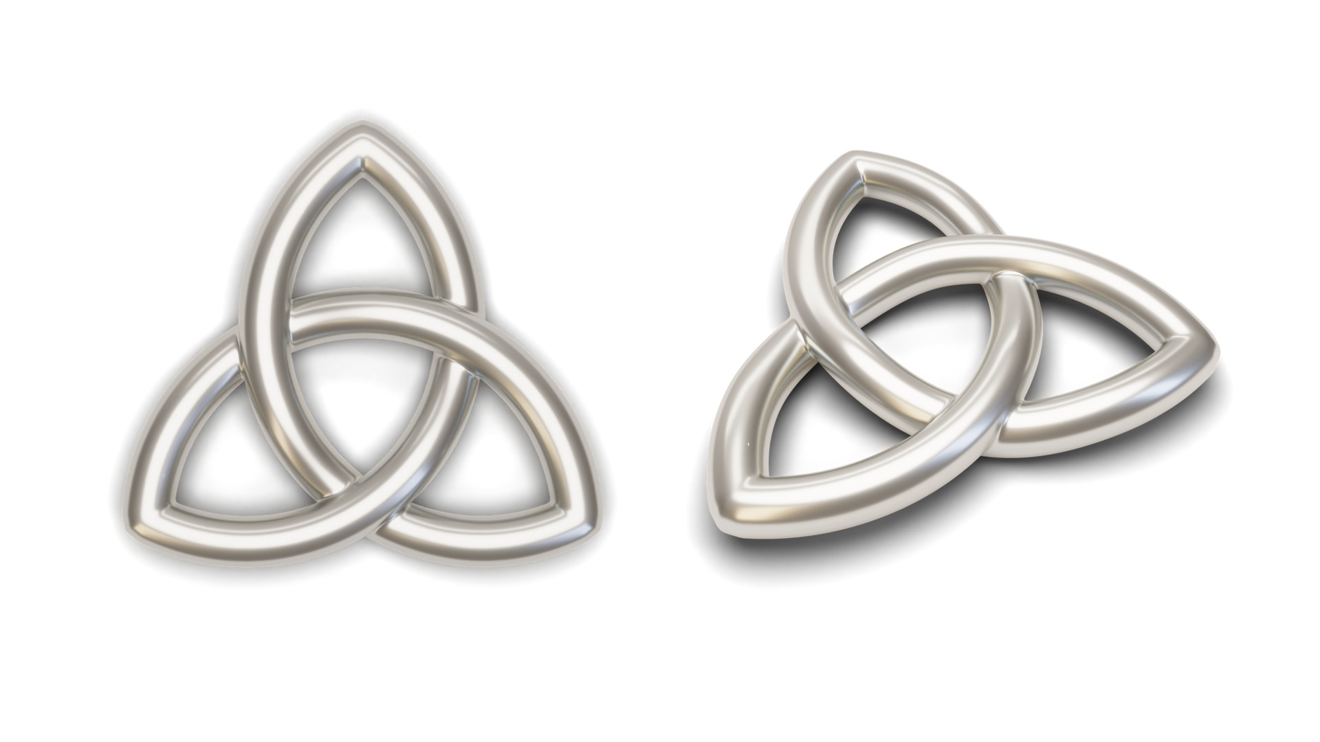Celtic Trinity Knot - Pendant 3D print model_4