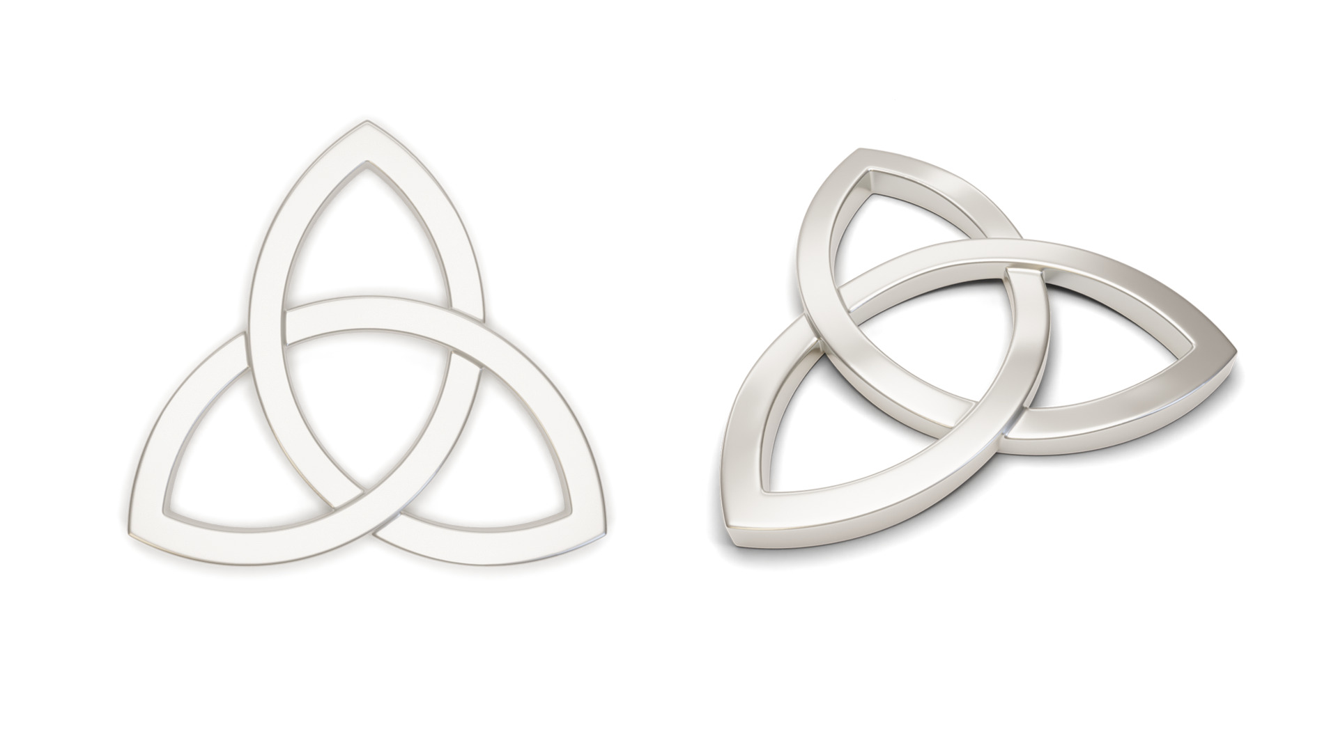 Celtic Trinity Knot - Pendant 3D print model_3