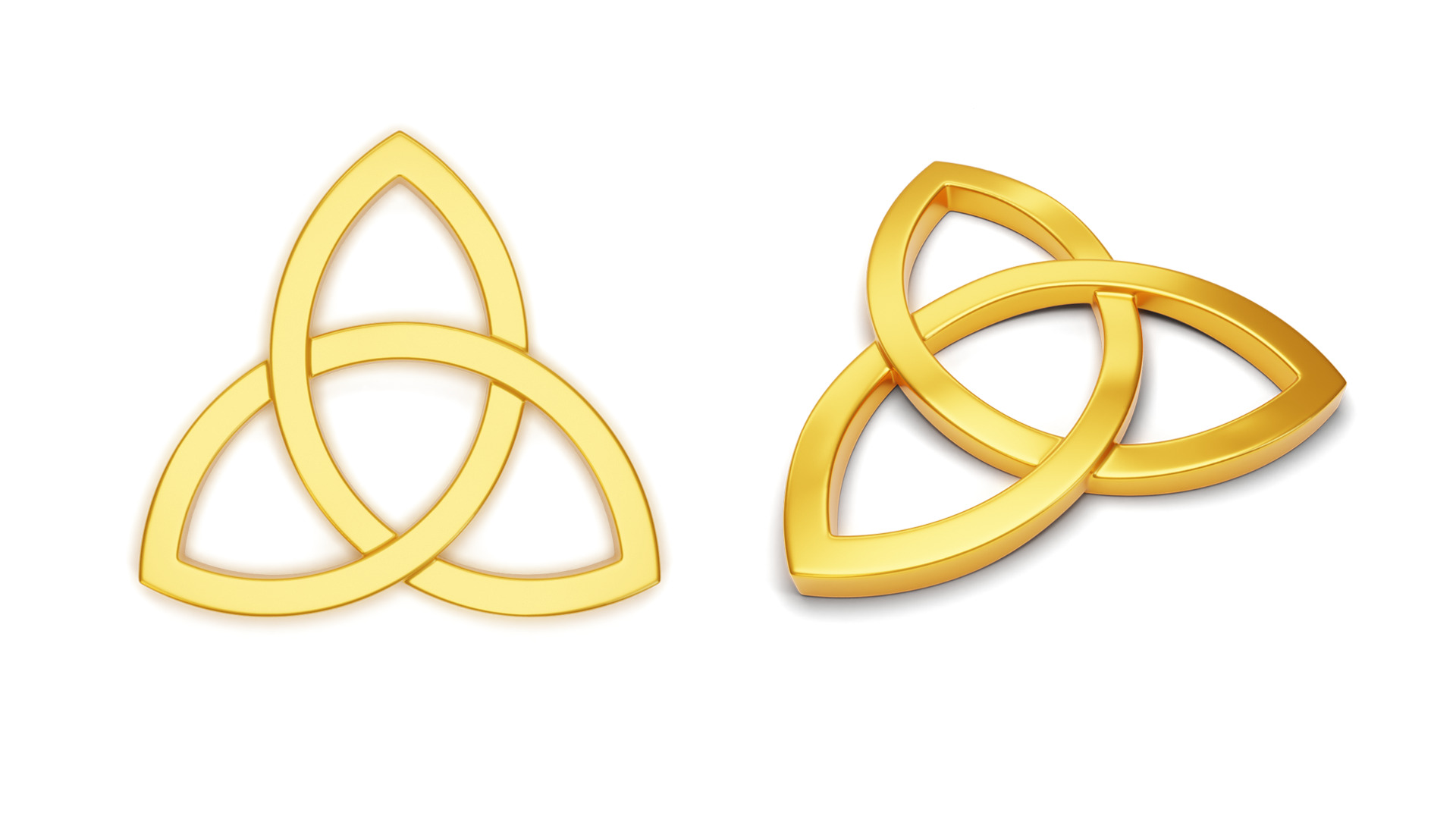 Celtic Trinity Knot - Pendant 3D print model_1