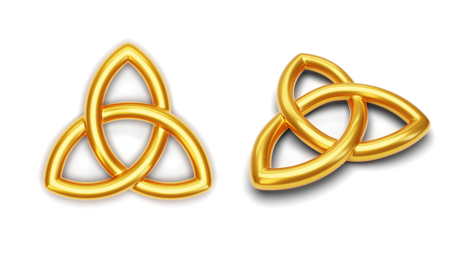 Celtic Trinity Knot - Pendant 3D print model_2