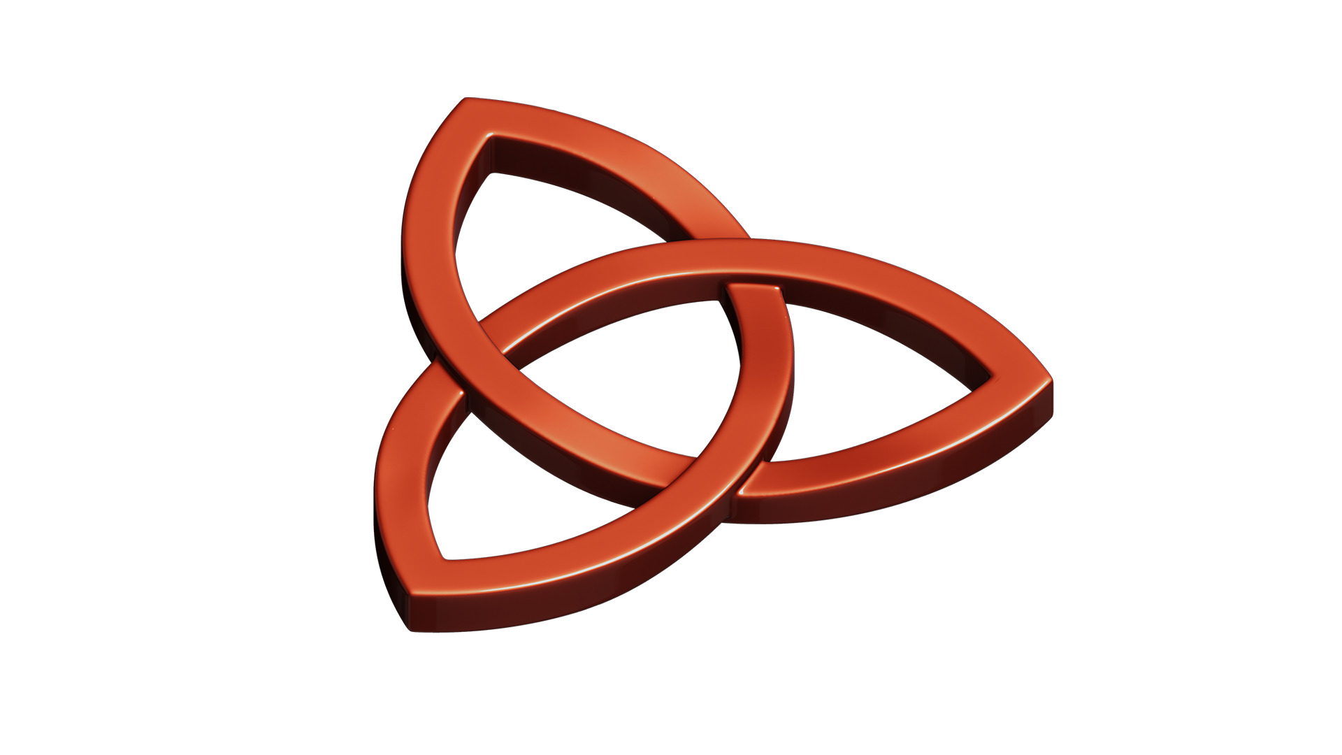 Celtic Trinity Knot - Pendant 3D print model_11