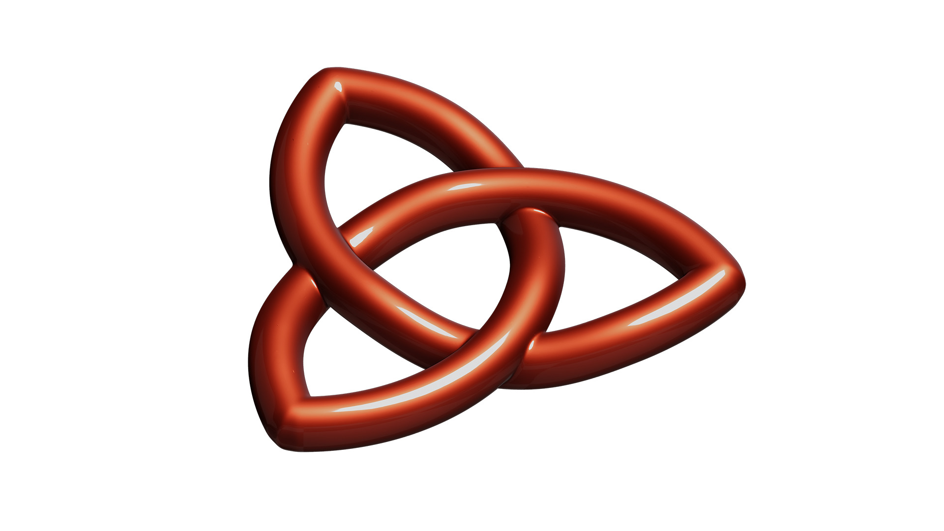 Celtic Trinity Knot - Pendant 3D print model_13