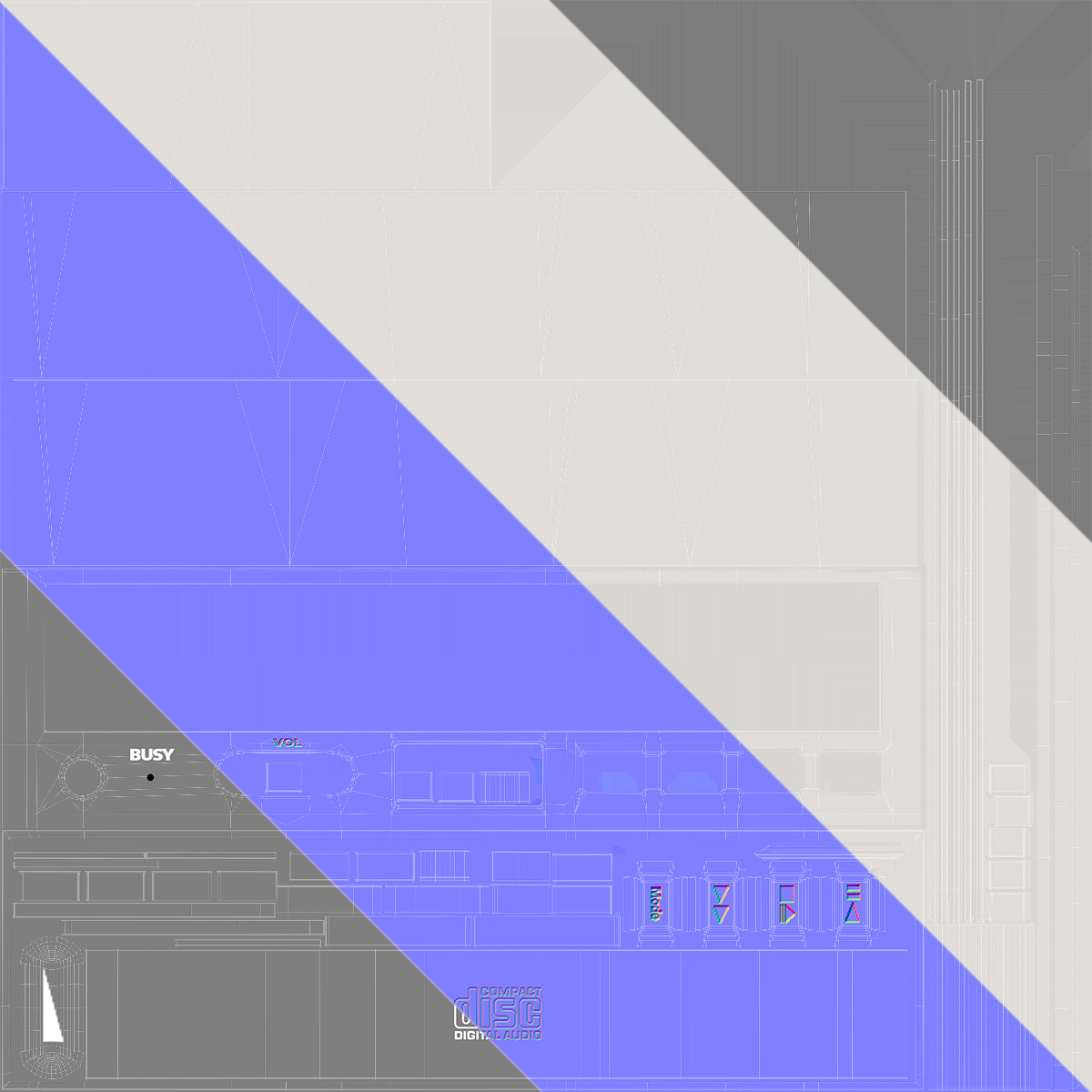 Old Computer Case Tower 3D model_19