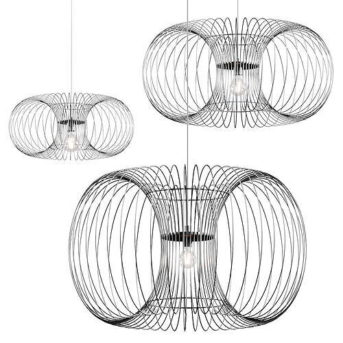 Normann Copenhagen Coil Pendant Lamps 3D model