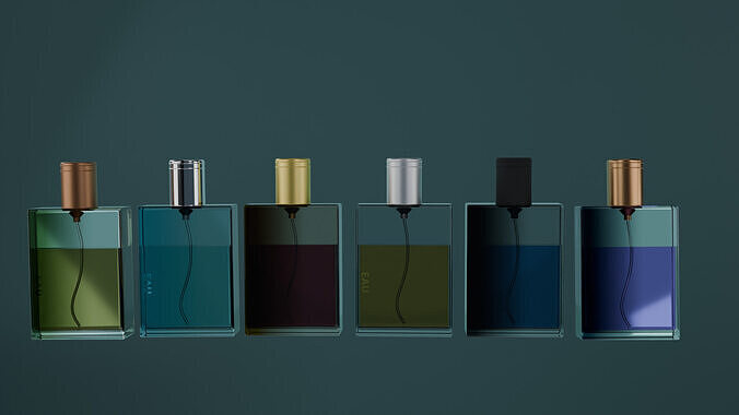 Aftershave Set Low-poly 3D model