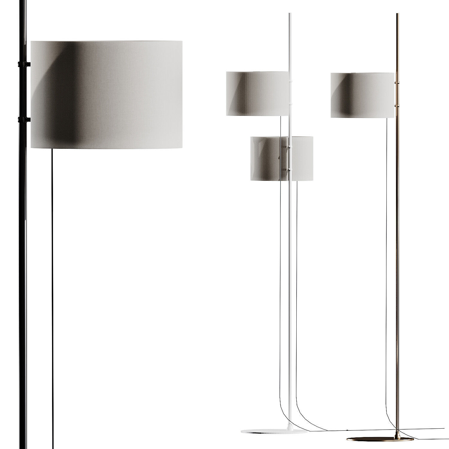 Stahl Band Potter Pendant Lamps 3D model_2