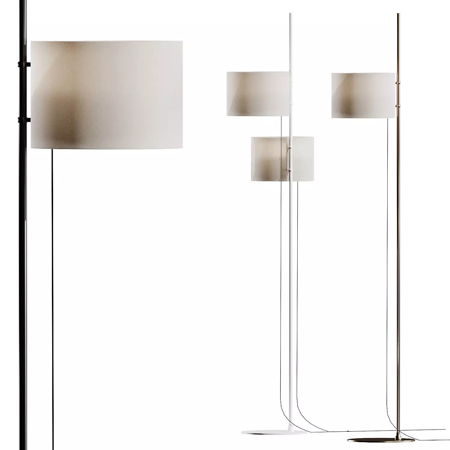 Stahl Band Potter Pendant Lamps 3D model_0