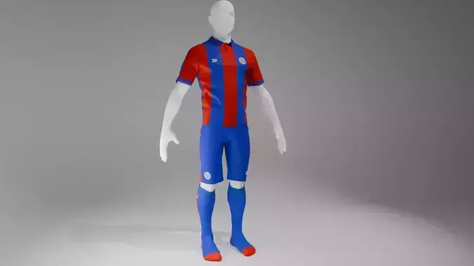 Kit San Lorenzo Modelo 3D - Futbol