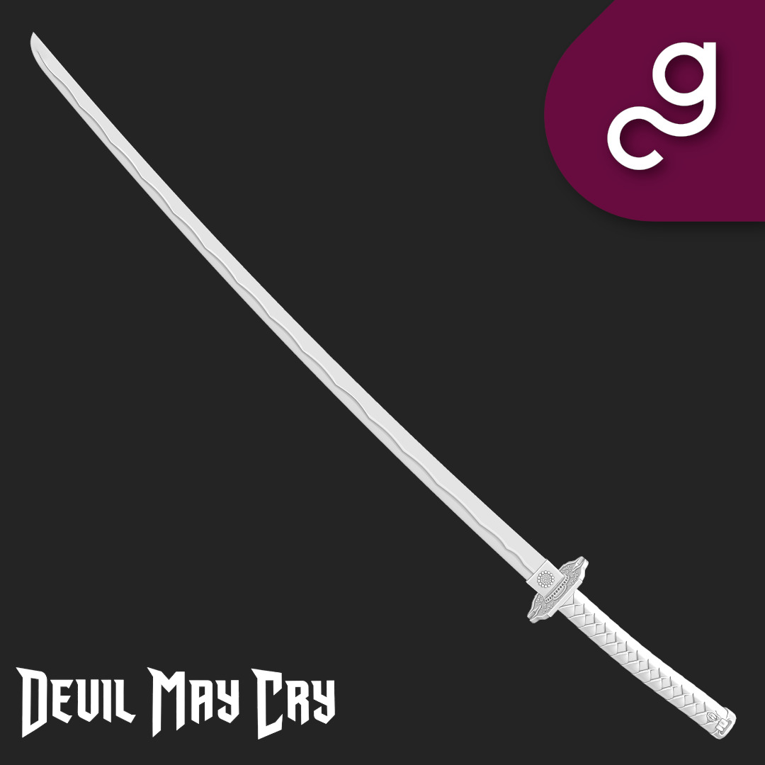 Yamato Vergil Katana Devil May Cry 3D print model_1