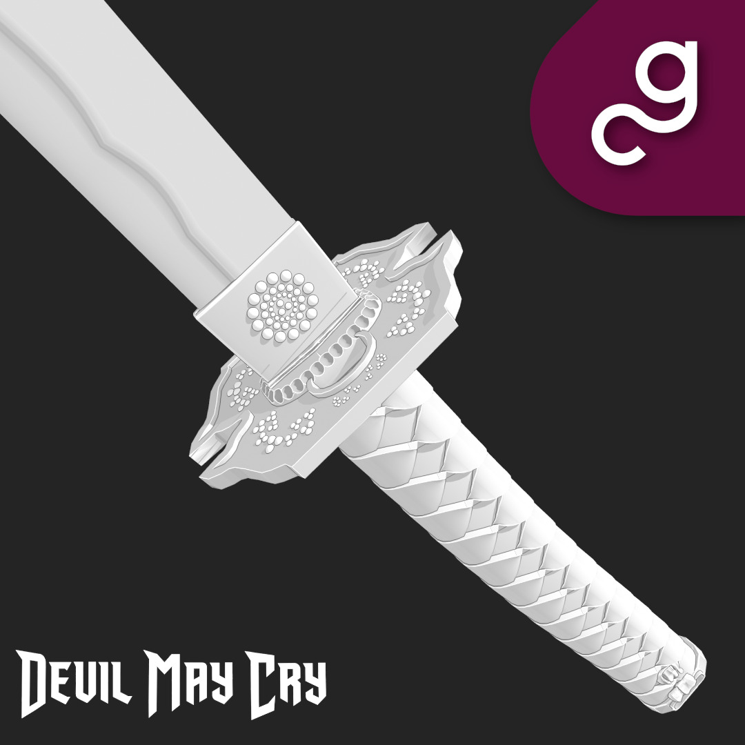 Yamato Vergil Katana Devil May Cry 3D print model_4