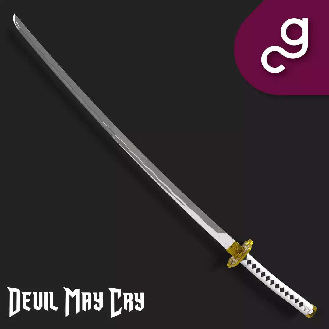 Yamato Vergil Katana Devil May Cry 3D print model_0