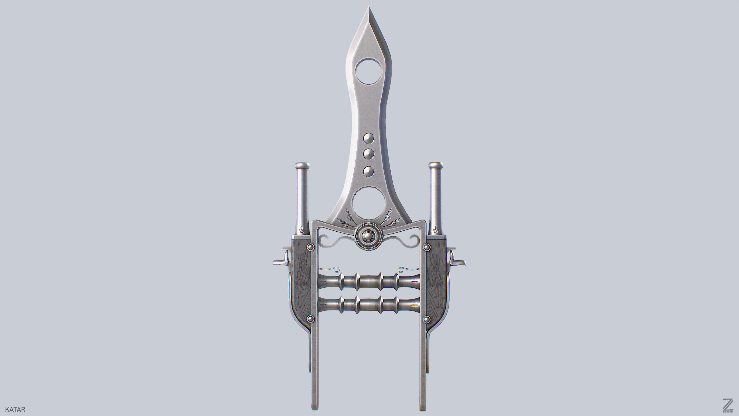 Katar  Low-poly 3D model_4