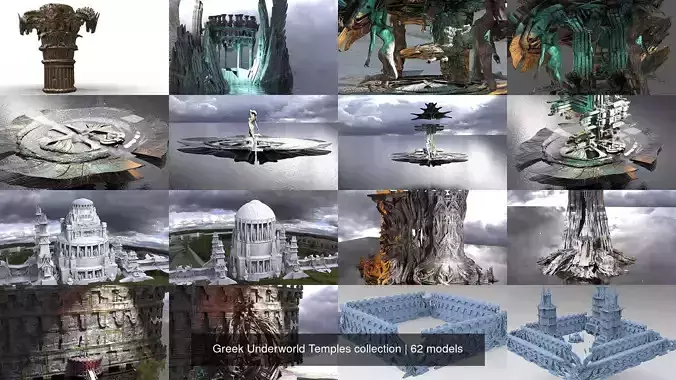 Greek Underworld Temples collection